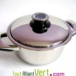 Faitout Bas 3lt - Basse Temp�rature 20cm inox 18/10 ABE