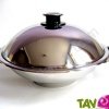Wok Basse Temp�rature 30cm inox 18/10 ABE