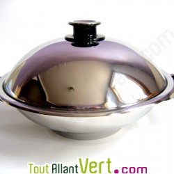 Wok Basse Temp�rature 30cm inox 18/10 ABE
