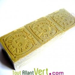 Savonnette d\'Alep rectangle 12% Lot de 3x75g