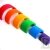 Arc en ciel empilable, 6 pi�ces, 17 cm