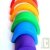 Arc en ciel empilable, 6 pi�ces, 17 cm