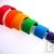 Arc en ciel empilable, 6 pi�ces, 11 cm