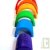 Arc en ciel empilable, 6 pi�ces, 11 cm