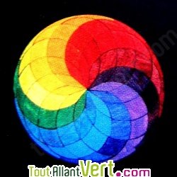Puzzle cr�atif Mandala Rond Arc-en-ciel magn�tique