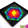 Puzzle magn�tique cr�atif Mandala multicolore