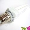 Ampoule Droite Fluocompacte 15W eq. 75W embase E27 850 lm