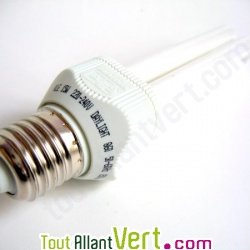 Ampoule Droite Fluocompacte 15W eq. 75W embase E27 850 lm