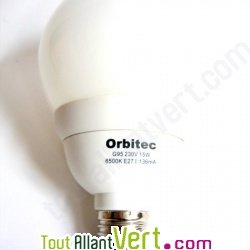 Ampoule Globe Lumi�re du jour E27 20W eq.80W 5000�K