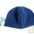 Bonnet court en chanvre biologique, 20 cm, Bleu