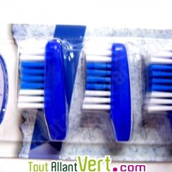 T�tes x 3 pour brosse � dents nylon mi-dure