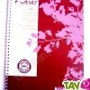 Cahier recycl� spirale A4 petits carreaux 70g Forever For�ts Vertes