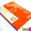 Bloc recycl� petits carreaux A4 200p Orange Forever For�ts Vertes