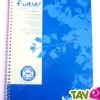 Cahier � spirale recycl� lign� Forever For�ts Vertes 70g