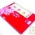 Cahier � spirale recycl� lign� A4 180p Rouge Forever For�ts Vertes