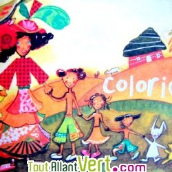 Coloriage recycl� de 12 dessins joliment dessin� par Clotilde Bernos