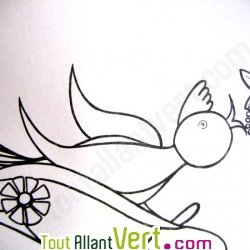 Coloriage recycl� de 12 dessins joliment dessin� par Clotilde Bernos