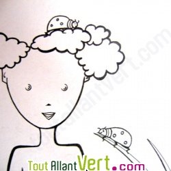 Coloriage recycl� de 12 dessins joliment dessin� par Clotilde Bernos