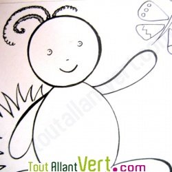 Coloriage recycl� de 12 dessins joliment dessin� par Clotilde Bernos