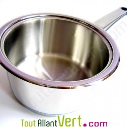 Casserole Basse Temp�rature 16cm inox 18/10 ABE