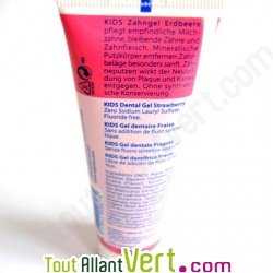Dentifrice bio � la fraise pour enfant, 50 ml