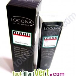 Cr�me � raser bio pour homme Logona, 75 ml