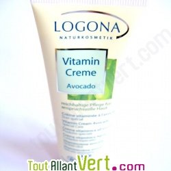 Cr�me visage vitamin�e � l\'avocat bio Logona, 50 ml