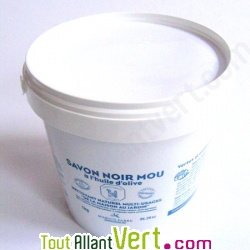 Savon Noir Mou � l\'Huile d\'Olive Pot 1kg multi-usages