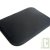 Tapis de souris en cuir noir au tannage v�g�tal, 26,5x18,5 cm
