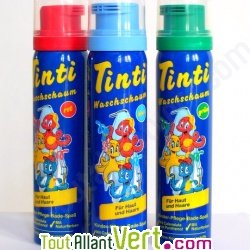 Tinti - Spray mousse de bain pour peau et cheveux enfant, 75 ml