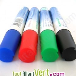 Marqueurs effa�ables pour tableau blanc, lot 4 couleurs