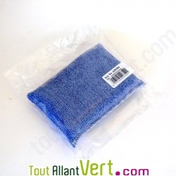 Eponge microfibres bleu