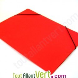 Chemise recycl�e �lastique Rouge