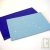 Enveloppes recycl�es rustiques bleues + cartes blanches  x20