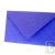 Enveloppes recycl�es rustiques bleues + cartes blanches  x20