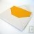 Enveloppes recycl�es rustiques Blanches + cartes Jaunes x20