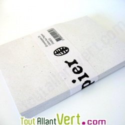 Enveloppes recycl�es rustiques Blanc, lot 25