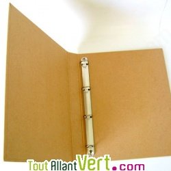 Classeur �cologique 4 anneaux A4 dos 3 cm