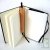 Coffret Carnet de voyage recycl� noir en cuir