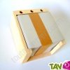 Porte bloc note bois et papier recycl�