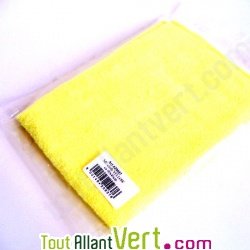 Microfibre multi-usages jaune, le chiffon �colo 40x40