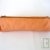 Trousse en cuir ronde couleur naturel