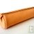 Trousse en cuir ronde couleur naturel