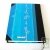 Carnet de voyage reli� recycl� A5 "Bleu Azur" 288 pages