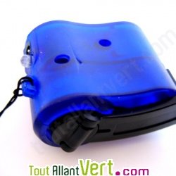 Chargeur � manivelle de t�l�phone portable de secours et lampe