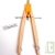 Compas r�glable en bois naturel non trait� 16cm