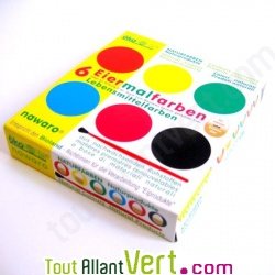 Petite aquarelle de 6 couleurs naturelles
