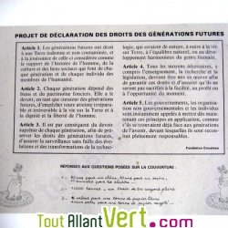 Cahier � colorier Sauver la for�t en papier recycl�