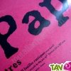 Papier rustique framboise lot de 25 A4