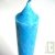 Lot de 6 bougies st�arine v�g�tale bleu ciel